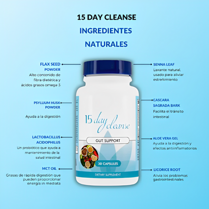 15 jours - Capsules de Limpieza Intestinal