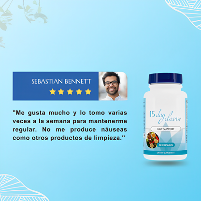 15 jours - Capsules de Limpieza Intestinal